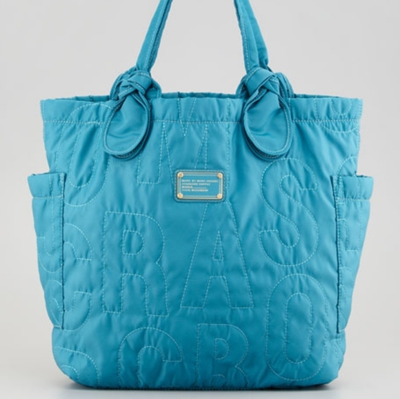 Marc by Marc Jacobs Pretty Nylon Tate Medium Tote Teal - Picture 2 of 16